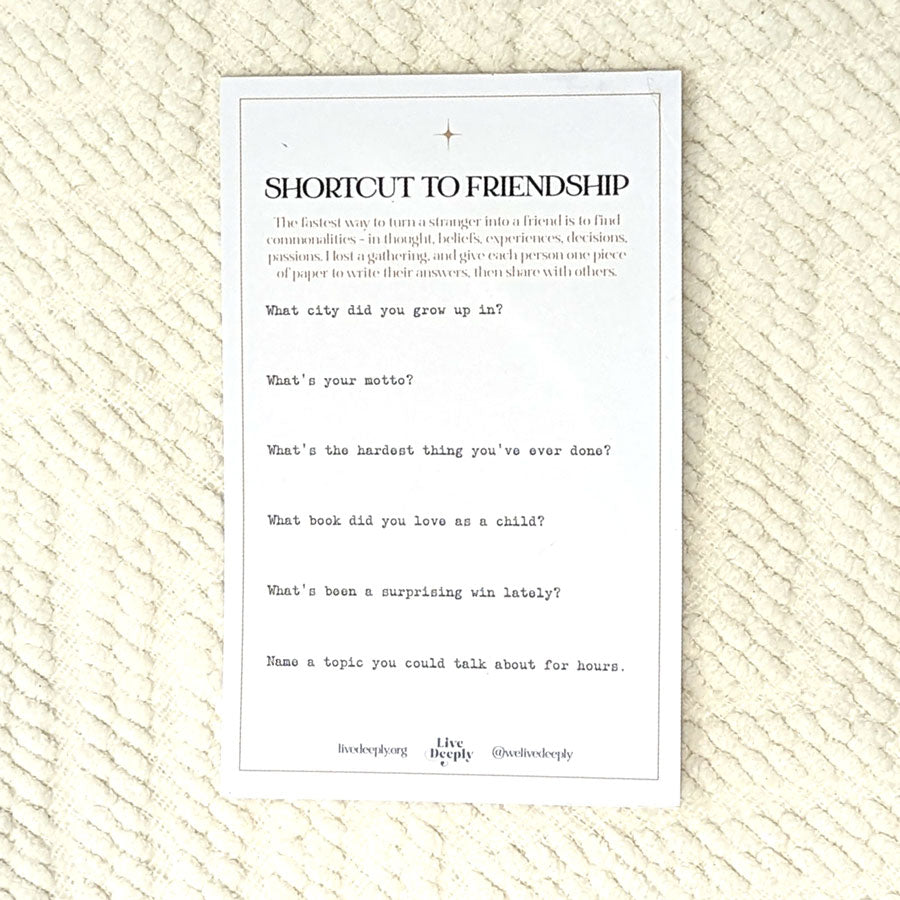 Shortcut to Friendship Notepad